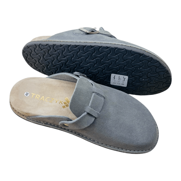 TRACZYK FLIPPERS Ortopediset puukengät, luonnonnahkaa, harmaa, koko 37