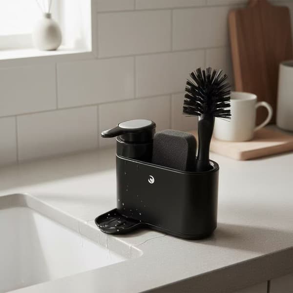 DISPYN svart matt diskmedelsdispenser