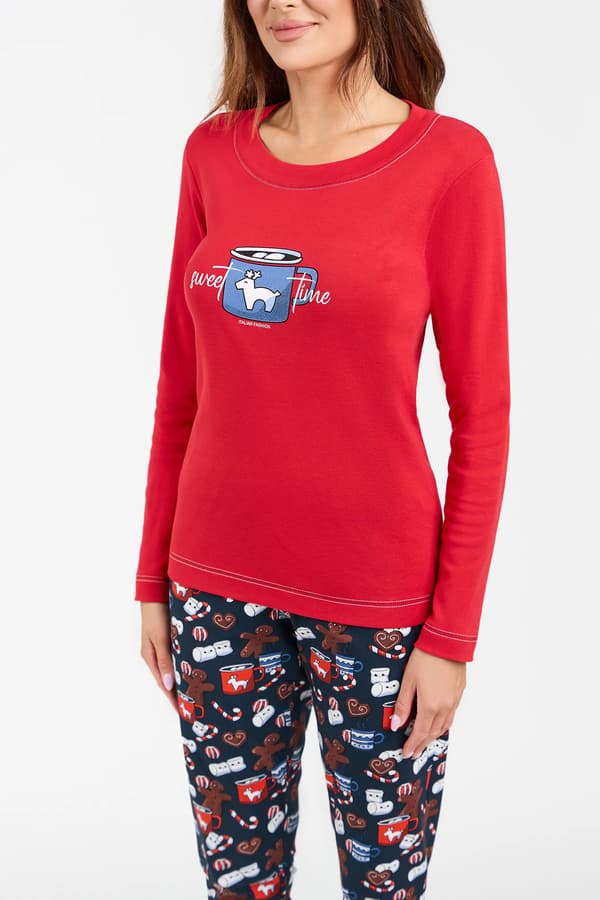Makala dampyjamas långärmad, långbyxor XL