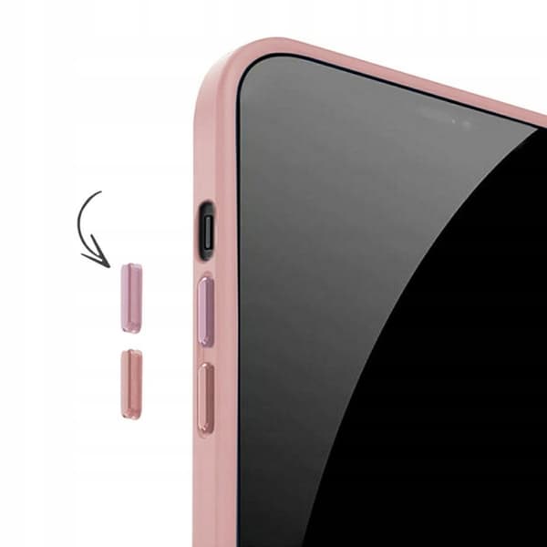 Etui til iPhone 11 Pro Max til MagSafe MAT FORSTÆRKET PINK + GLAS