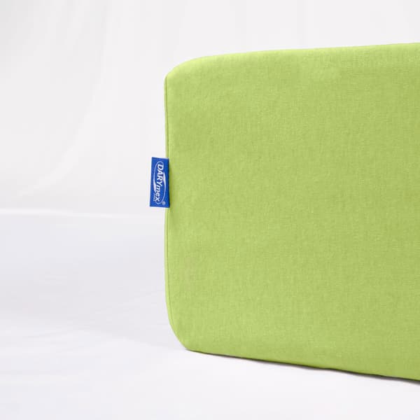 Stræklagen 160x200 elastisk JERSEY 100% BOMULD limegrøn