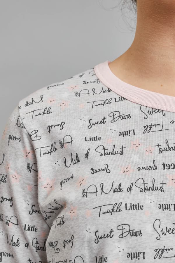 Olga flickpyjamas långärmad, långbyxor 6 år