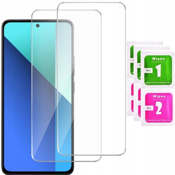 2x Härdat glas för XIAOMI REDMI NOTE 13 4G skärmglas 9H | 2-pack