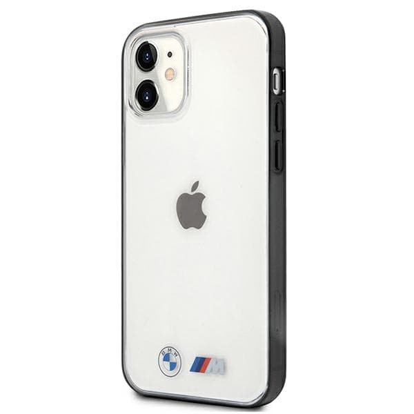 BMW Sandblast-etui til iPhone 12 mini, gennemsigtig
