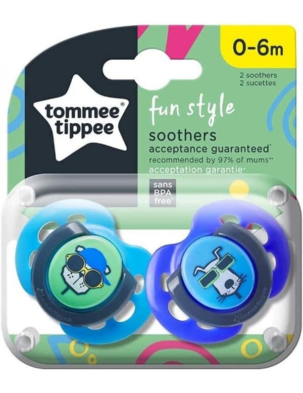 TT 43335795 Beroligende sut FUN STYLE 0-6md. 2 stk.