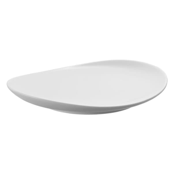 DUKA TIME middagstallrik 28x24 cm vit porslin
