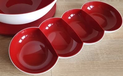 Tupperware Allegra buffet bordeaux