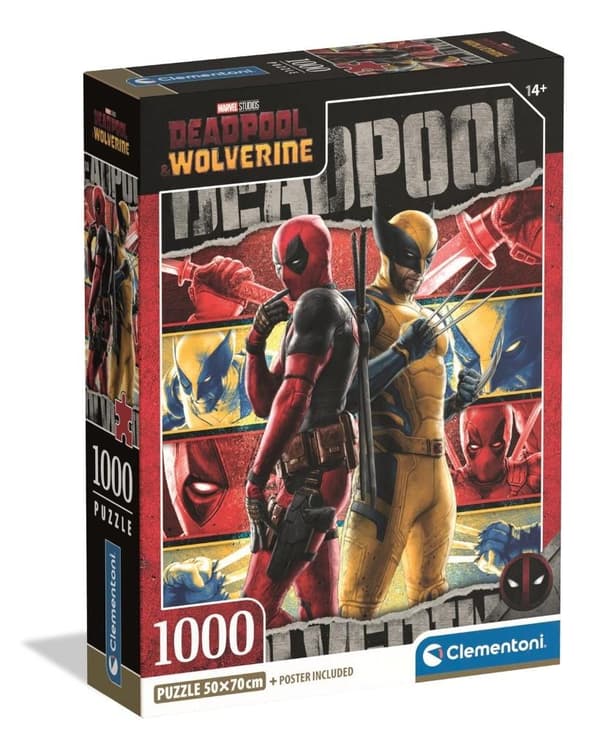 Puslespil 1000 Kompakt Deadpool & Wolverine