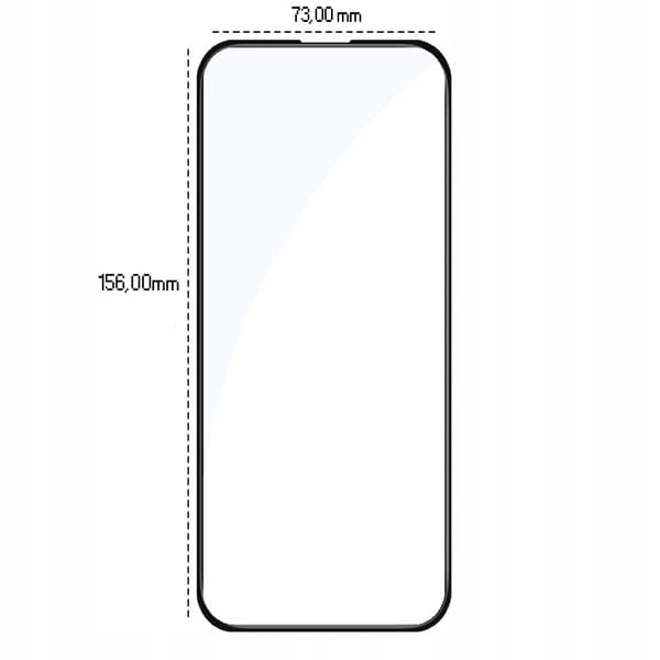 3x fuldskærmsglas til iPhone 15 Pro Max fuldhærdet glas 5D