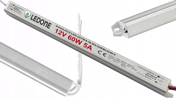 Strømforsyning til LED-strimler 60W 12V