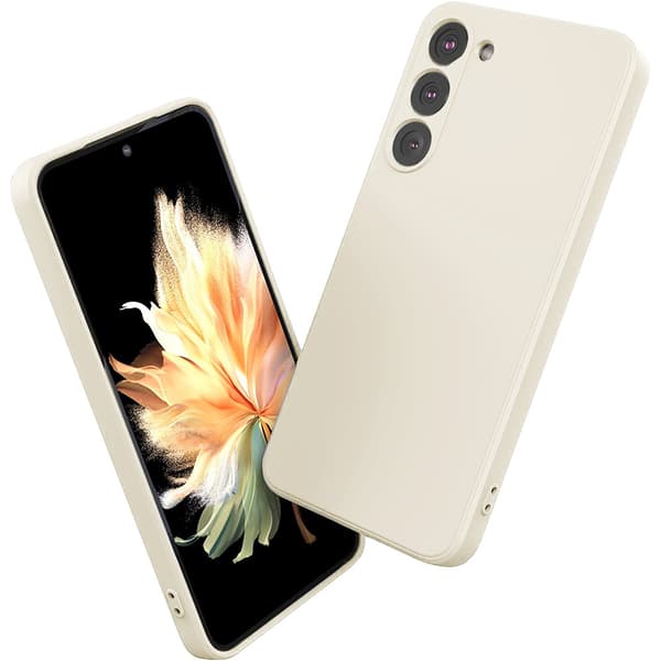 Etui til Samsung Galaxy S23 5G, Silikone Lite, beige