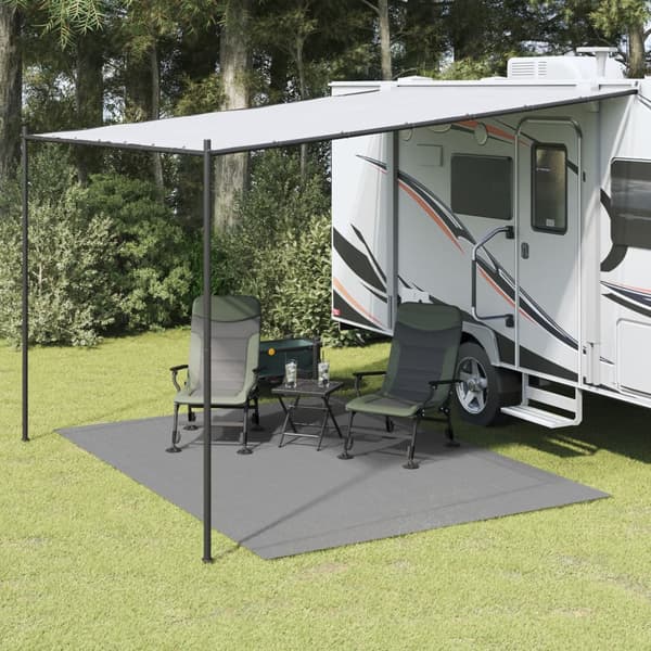 vidaXL teltmåtte, antracit, 3,5x2,5 m