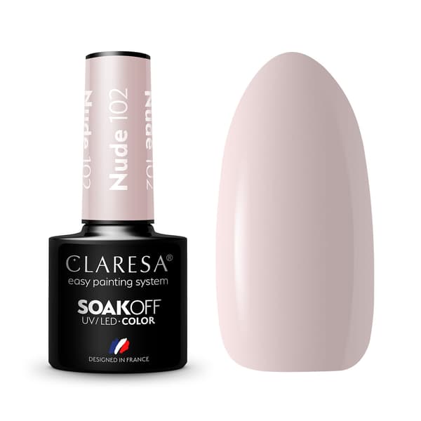 Claresa Nude 102 Hybrid Nagellack 5g