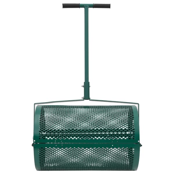 vidaXL Kompostinlevitin vihreä Ø40x60 cm teräs