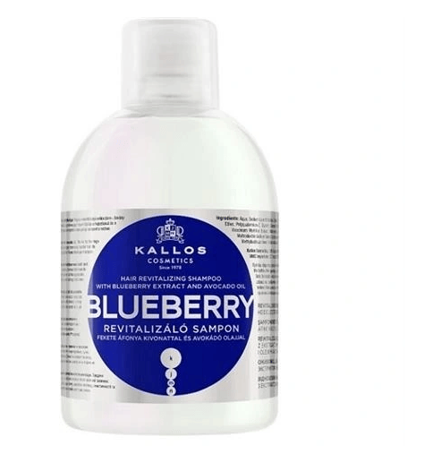 Kallos Blåbær Revitaliserende Shampoo 1000 ml