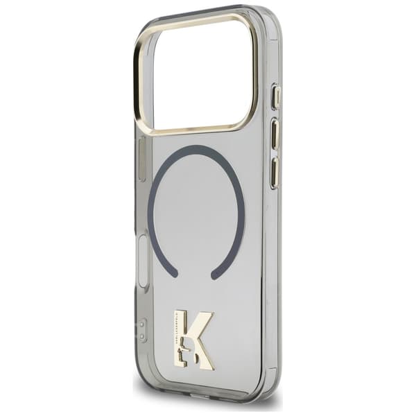 Karl Lagerfeld IML K-hovedlogo MagSafe-etui til iPhone 17 Pro Max, sort