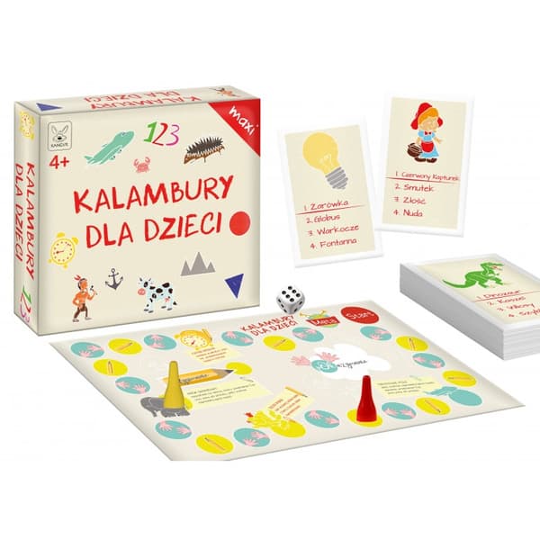 Lasten pelihahmoja. Maxi. Lautapeli. Kenguru.