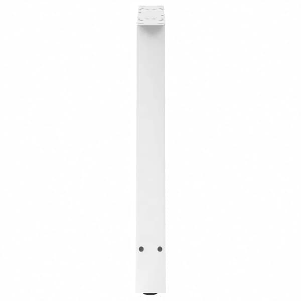 vidaXL sofabordsben, 2 stk., hvide, 80x(72-73) cm, stål