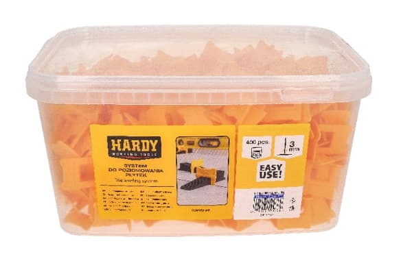 Hardy Nivelleringssystemklämmor 3 mm 400 st