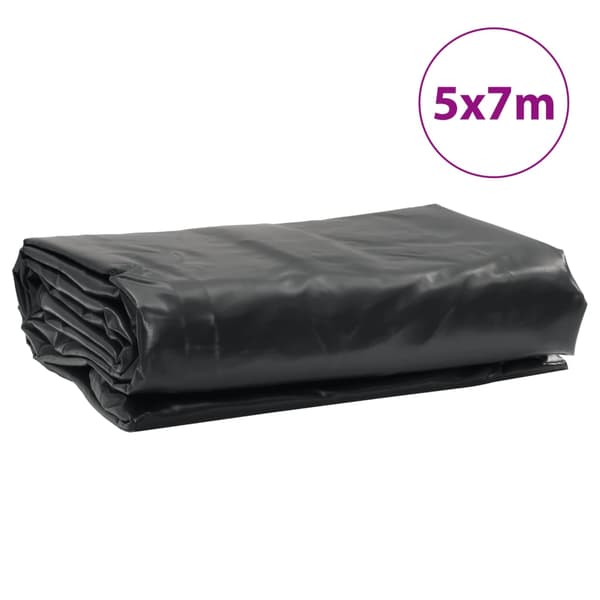 vidaXL Pressu, musta, 5x7 m, 600 g/m²