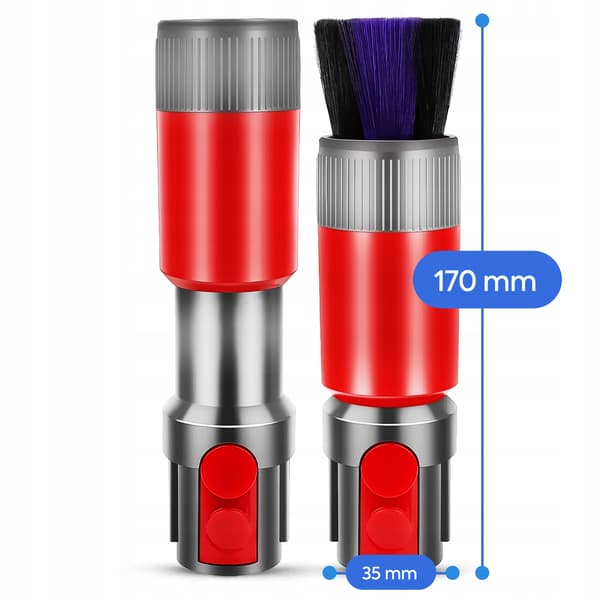 DAMMSUGARSLANG MJUK BORSTE FÖRLÄNGNINGSRÖR FÖR DYSON V7 V8 V10 V11