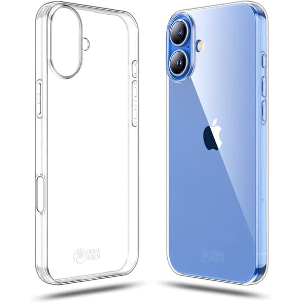 UrbanPalm iPhone 17 -kotelo, silikoni, läpinäkyvä