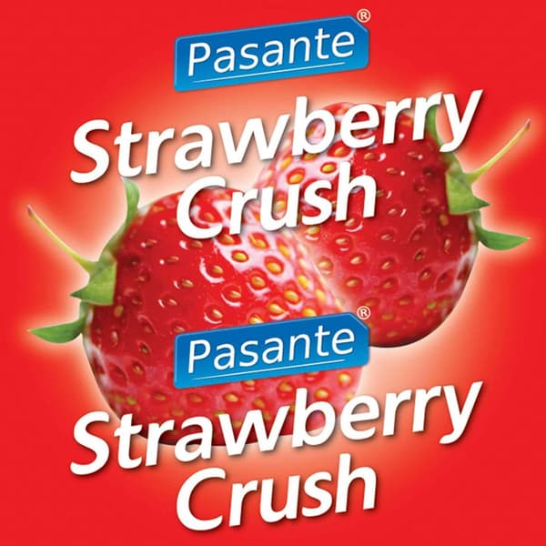 Pasante Strawberry Crush Kondomer Storpack 144 st