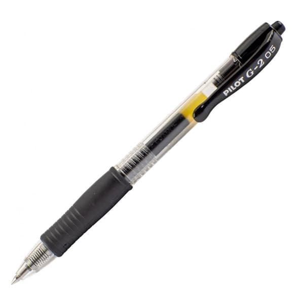 Gelpen. Pilot G2 0,5 automatisk. Sort