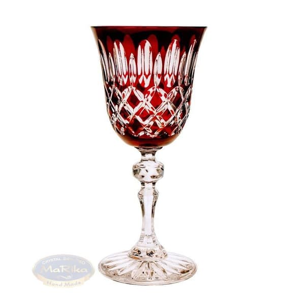 Rubin krystal vinglas 220ml Krata Olive