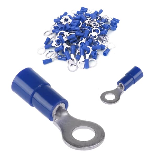 TRYTITE Isoleret Ringterminal 1,5 - 2,5 mm2 Blå M6 Ring 100 stk.