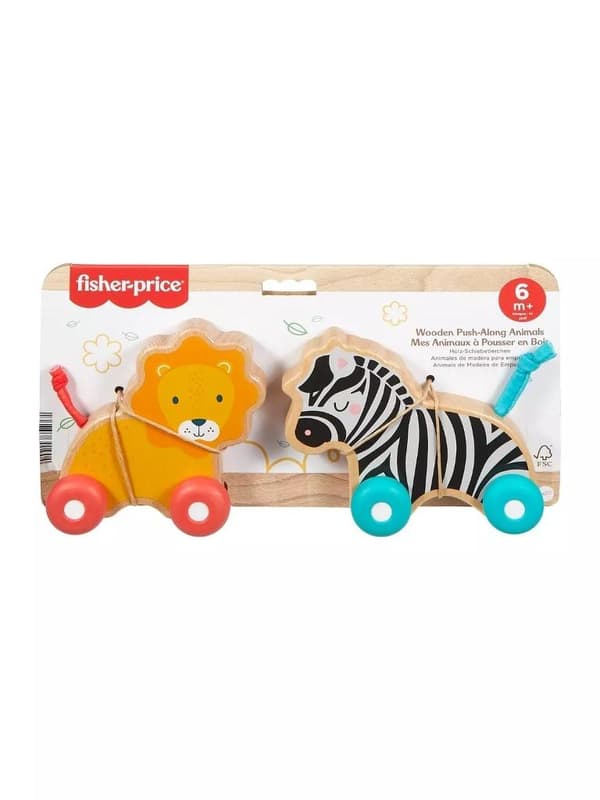 Fisher-Price puiset työntöeläimet