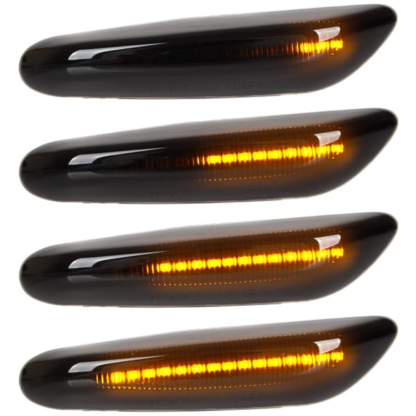 BMW 3 E46 LED sideblinklys RØGET DYNAMISK 2 stk. SÆT