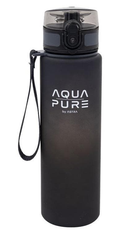 Aqua Pure harmaa/musta pullo 600ml ASTRA