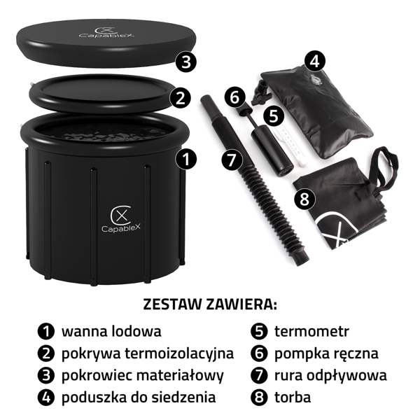 CAPABLEX isbad 420 L Ø85 × 75 cm