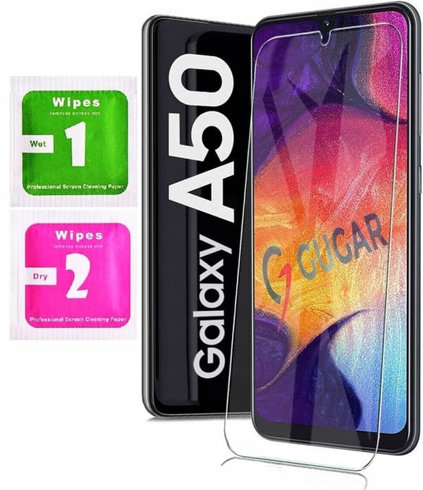 Flipfodral för Samsung a50 Grönt + 9H GLAS