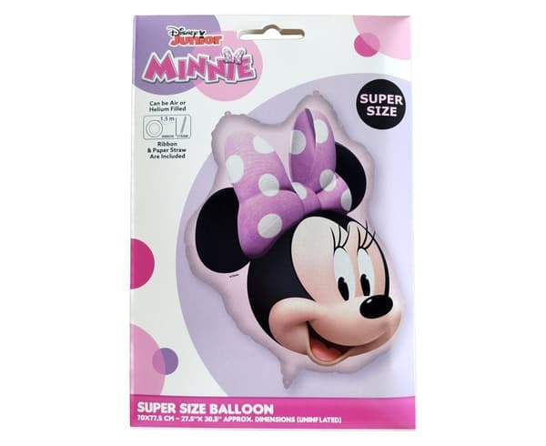 Disney Minnie-folioilmapallo 70x77,5 cm
