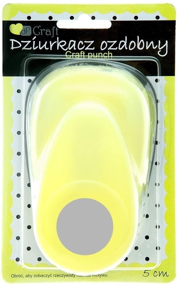 Dekorativ stansemaskine cirkel 5 cm