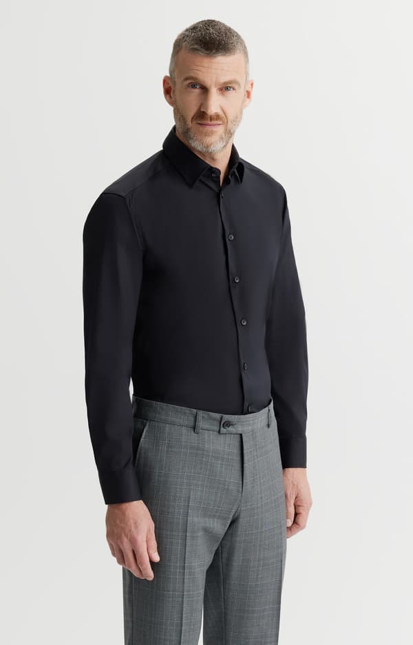 Slim fit-skjorta 176-182/43