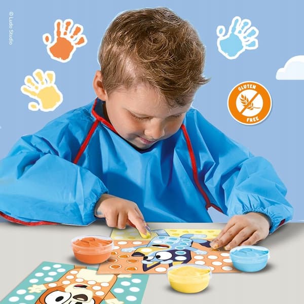 BLUEY fingermålningskortset SES Creative 14091 2+