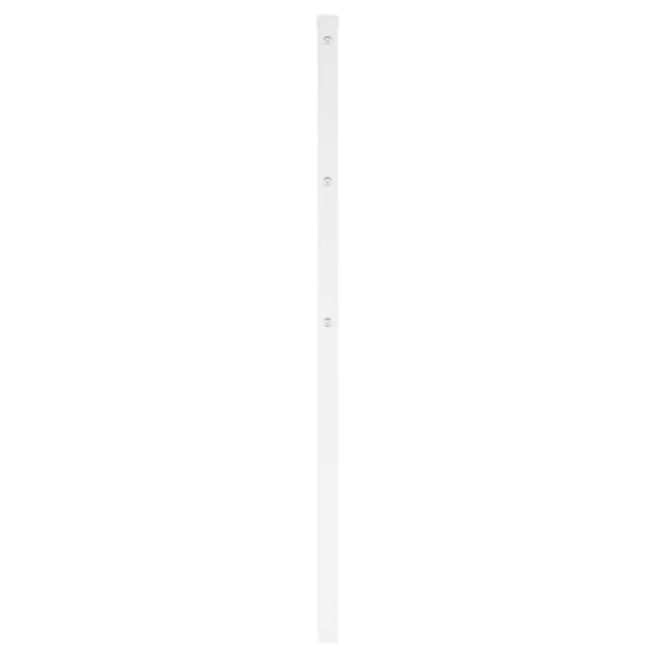 vidaXL metalsengegavl hvid 150 cm