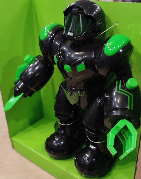Robot Super Warrior ljud, ljus 19 cm