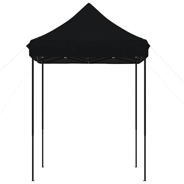 vidaXL foldbart pop-up festtelt sort 200x200x306 cm