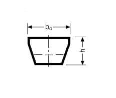 AVX 13x715 OPTIBELT kuggrem