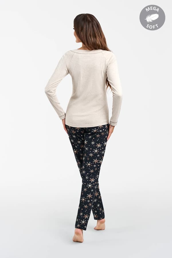 Denali dampyjamas långärmad, långbyxor L
