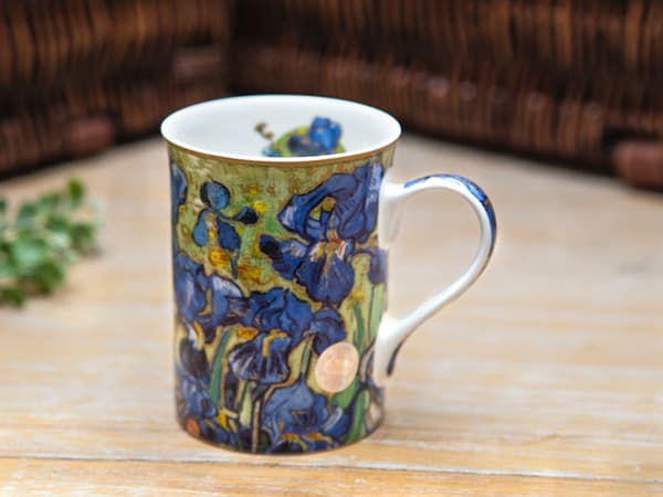Klassisk ny mugg - V. van Gogh, Irisar (CARMANI)
