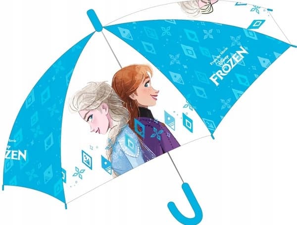 Frost Anna och Elsa barnparaply blå