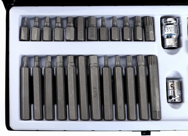 Torx-, HEX- ja spline-kärkisarja, 40 kpl. KD10220