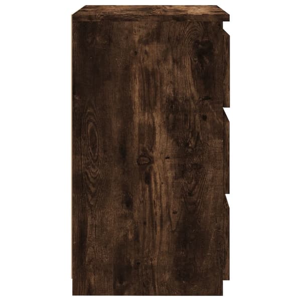 vidaXL Natbord røget eg 40x35x62,5 cm