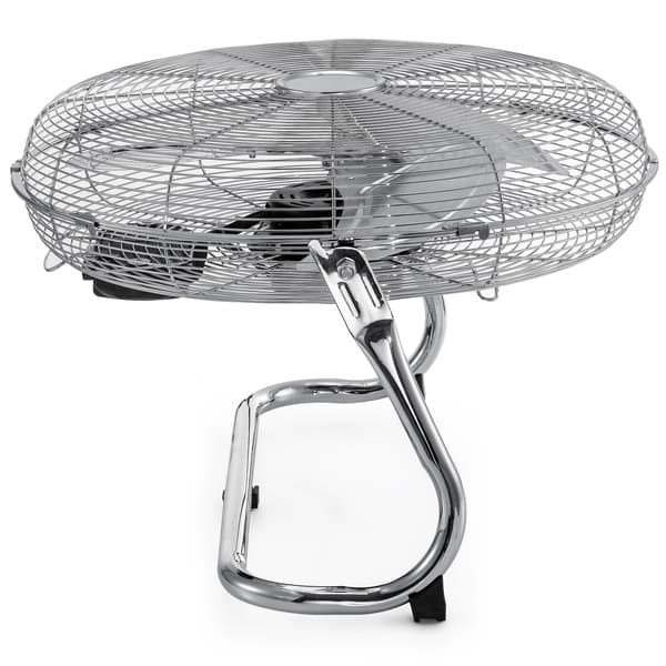 Gulvventilator, stående ventilator, 120W, TYBER sølv