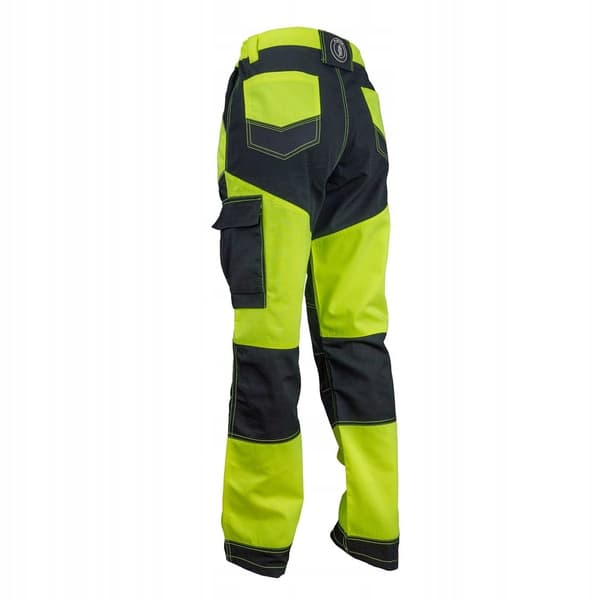 Urgent 709 rip-stop arbejdsbukser 260 g sort/gul 46